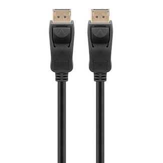 Goobay DisplayPort Kabel | DP1.4 (8K 60Hz) | HBR3 (32,4 Gbit/s) | VESA zertifiziert | 2 Meter
