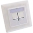 Wandsteckdose | für 2 Keystone-Module | 0° Öffnung | Weiß (RAL9010)