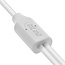 USB-A auf 2x USB-C Ladekabel | max. 25W | Weiß | 2 Meter