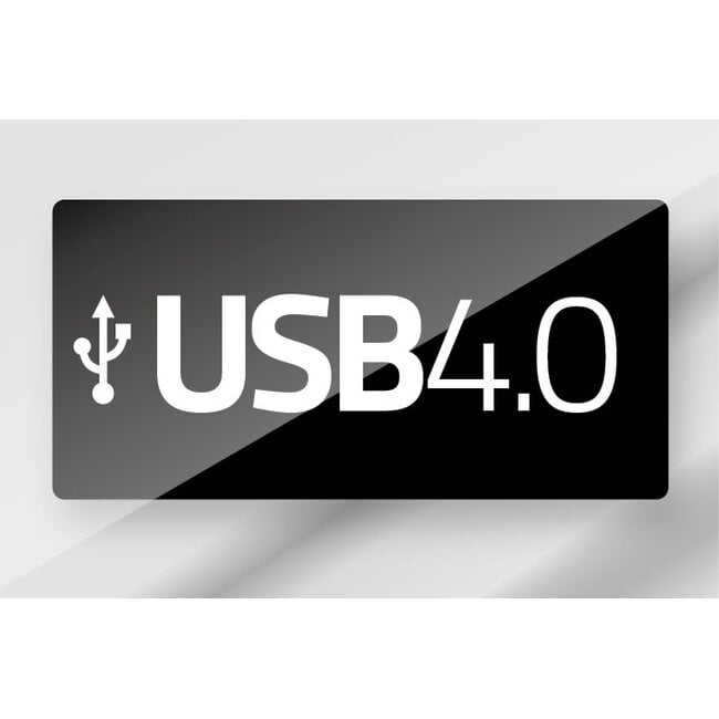 USB-C Kabel | USB4 80 Gbps | PD 240W | 16K 60Hz | Schwarz | 1 Meter
