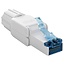 RJ45 werkzeugloser Stecker | CAT6a | UTP | AWG22-24 | Weiß | Stück