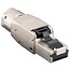 RJ45 werkzeugloser Stecker | CAT8.1 | STP | AWG22-26 | Metall | Stück