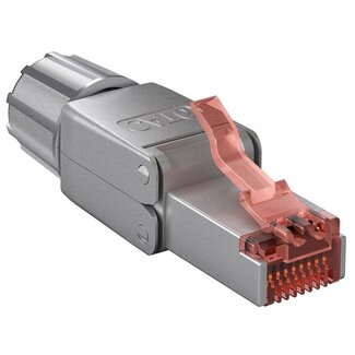 Goobay RJ45 werkzeugloser Stecker | CAT6 | STP | AWG22-26 | Metall | Stück