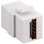 HDMI Keystone Modul | HDMI 2.1 (8K 60Hz + HDR) | Weiß