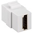 HDMI Keystone Modul | HDMI 2.1 (8K 60Hz + HDR) | Weiß