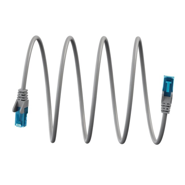 UTP CAT6a Flexibles Netzwerkkabel | TPE LSZH | Grau | 7,5 Meter