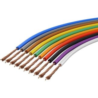Goobay Goobay Kupfer Litzenkabel Set (10 Farben)