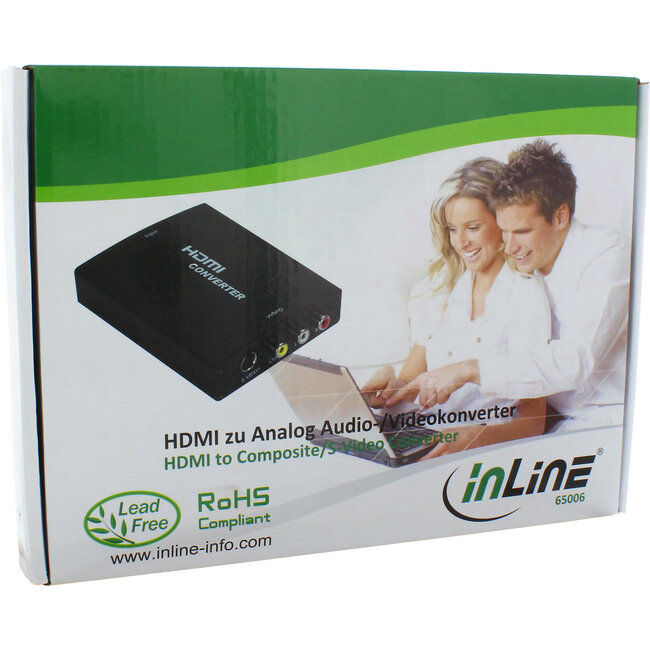 InLine® HDMI-zu Composite/S-Video Konverter mit Audio