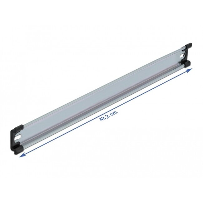 Delock DIN-Schiene 35 x 7,5 mm (19") Stahl