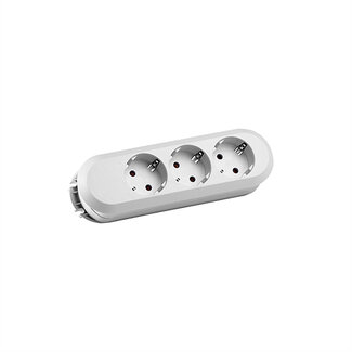 Bachmann BACHMANN SMART 3xCEE7/3 Weiß ohne Netzkabel