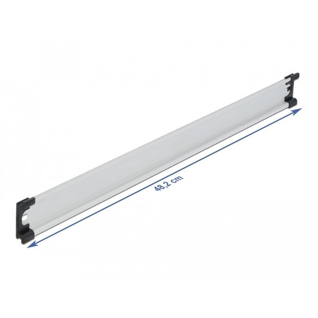 Delock DIN-Schiene 35 x 7,5 mm (19") Aluminium