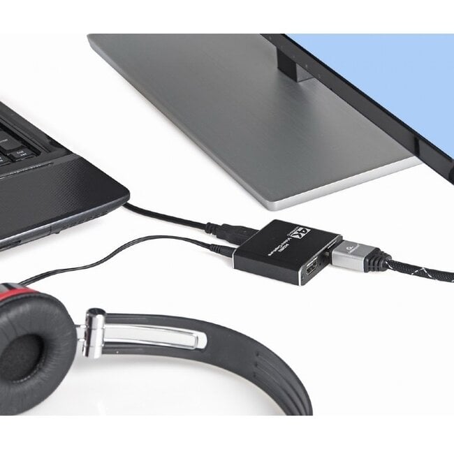 Gembird HDMI-zu-USB Audio/Video Grabber | 4K 30Hz