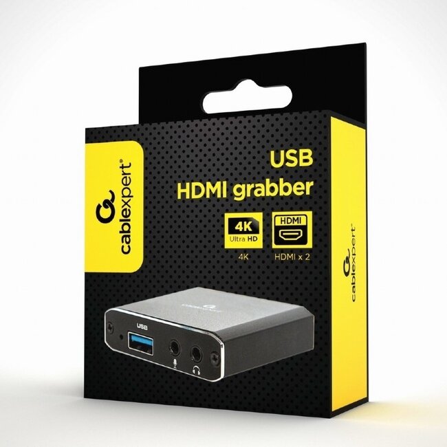 Gembird HDMI-zu-USB Audio/Video Grabber | 4K 30Hz