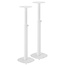 My Wall Lautsprecherständer Set | bis 10 kg | 73 - 117 cm hoch | weiß