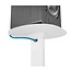 My Wall Lautsprecherständer Set | bis 10 kg | 73 - 117 cm hoch | weiß