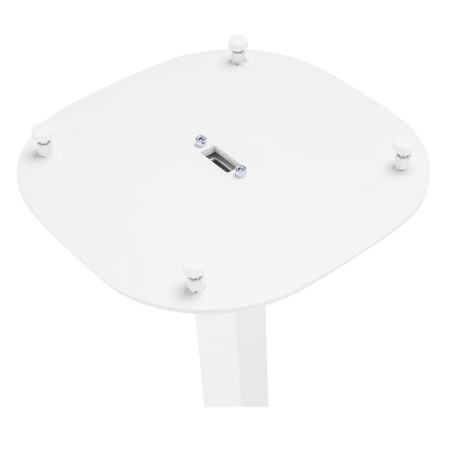 My Wall Lautsprecherständer Set | bis 10 kg | 73 - 117 cm hoch | weiß