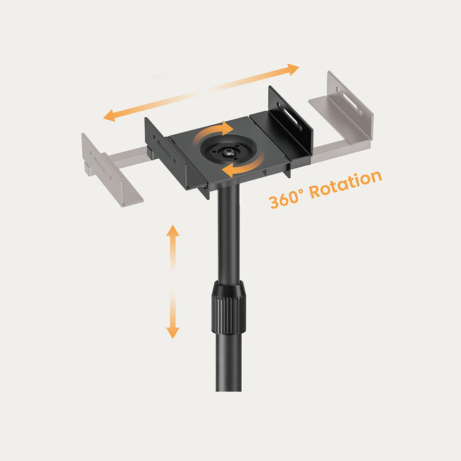 My Wall Lautsprecherständer Set | bis 5 kg | 85-112 cm hoch