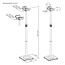 My Wall Lautsprecherständer Set | bis 5 kg | 85-112 cm hoch
