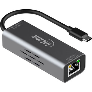 InLine InLine® USB-C zu RJ45 PoE Adapter mit Überspannungsschutz, 33380J