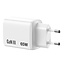 Verbatim USB-Ladegerät | 2x USB-C PD & 1x USB-A QC | GaN | 65W | Weiß
