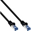 S/FTP CAT6a 10-Gigabit Industriekabel mit PUR-Mantel, schwarz - LSZH - 2 Meter