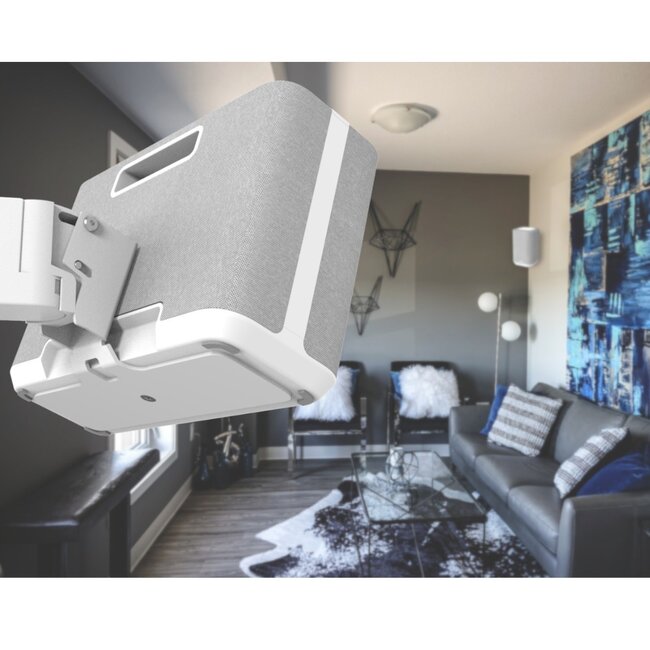 Cavus Premium Wandhalterung für Denon Home 250 / Weiß