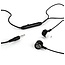 In-Ear Kopfhörer mit Mikrofon Schwarz