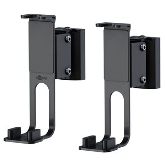 Goobay Goobay Wandhalterung Set für Sonos PLAY:1 und ONE/ONE SL | Full Motion | Schwarz