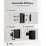 Goobay Wandhalterung Set für Sonos PLAY:1 und ONE/ONE SL | Full Motion | Schwarz