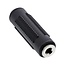 3,5mm Klinkenadapter Stereo (w) - 3,5mm Klinkenstecker (w) Schwarz