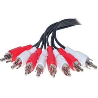 S-Impuls Tulp Stereo Audiokabel - 4x RCA - 1,5 Meter