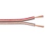 Lautsprecherkabel (CCA) - 2x 1,50mm² / transparent - 10 Meter