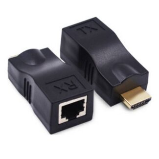 Dolphix HDMI-Verlängerung über 1 Netzwerkkabel - 20m (Full HD)