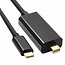 USB-C auf Mini DisplayPort Kabel (4K 60 Hz) / Schwarz - 1,8 Meter