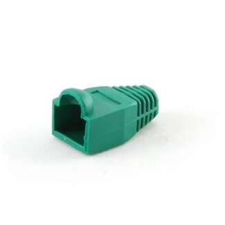 Goobay Netzwerksteckerhülse für RJ45 - Kabel bis 6 mm - 100 Stück / Grün