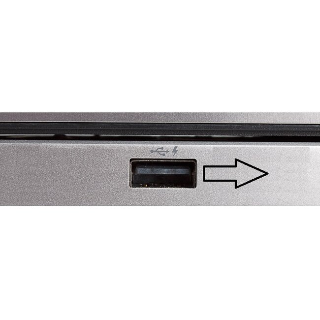 USB Micro B auf gewinkeltes USB-A Kabel - USB 3.0 - bis 2A / Schwarz - 0,25 m