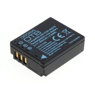 OTB Kameraakku kompatibel mit Panasonic CGA-S007, CGR-S007 & DMW-BCD10 / 900 mAh