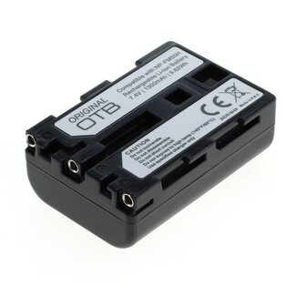 OTB Kameraakku kompatibel mit Sony NP-FM30, NP-FM55H, NP-FM50 und NP-QM51 - 1300 mAh