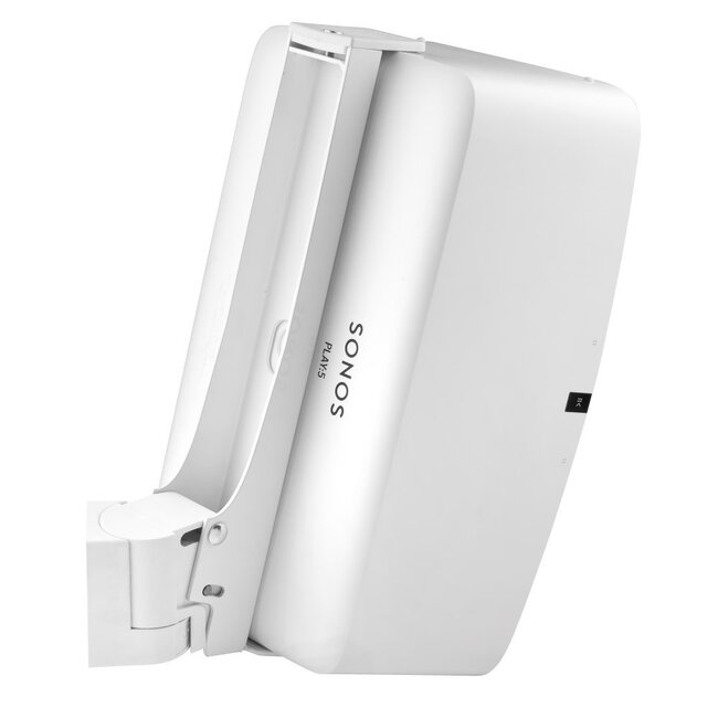 Cavus Premium Wandhalterung für Sonos PLAY:5 und Sonos FIVE - Vertikale Montage / Weiß