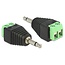3,5mm Klinkenstecker (m) 2-poliger Mono Anschlussblock