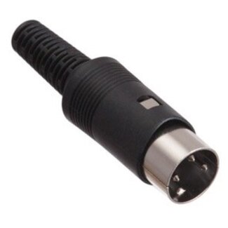 Dolphix DIN 3-poliger Stecker (m) / Schwarz
