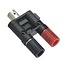 BNC (w) auf 2x Bananenstecker (w) Adapter | 50 Ohm