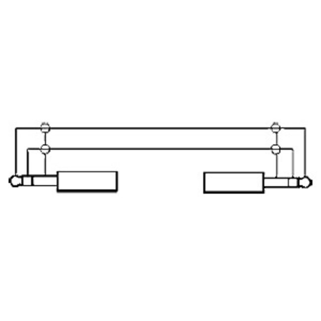 3,5mm Stereo-Klinken-Spiralkabel - Winkelrecht/gerade, Rot - 1,5m