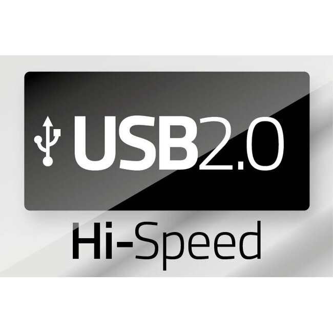 USB-C (m) Winkeladapter (links/rechts) zu USB-A (w) - USB 2.0 / Schwarz - 0,25 m