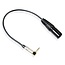 XLR (m) auf 3,5mm Klinke (m) Winkel Audio Adapterkabel - 0,30 m