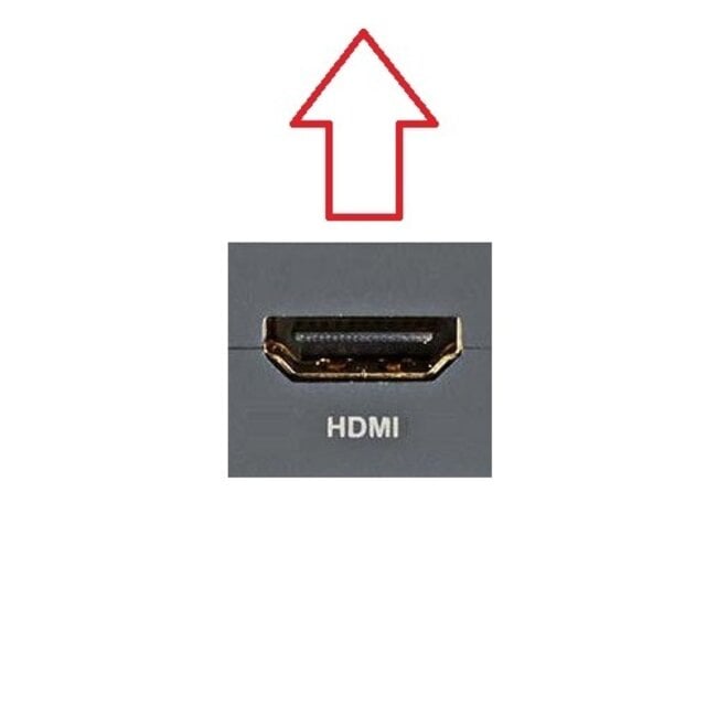 HDMI Adapter 90° Winkel nach oben - HDMI 2.1 (8K 60Hz + HDR) / Schwarz