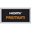 HDMI-Kabel 90° Winkelstecker (rechts/rechts) HDMI 2.0 4K60Hz HDR 0,15m