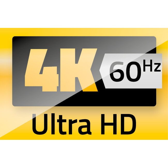 HDMI-Kabel 90° Winkelstecker (rechts/rechts) HDMI 2.0 4K60Hz HDR 0,15m