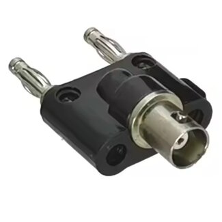 Dolphix BNC (w) - 2x Bananenstecker (m) Adapter | 50 Ohm