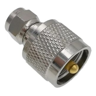 Dolphix UHF-Stecker (m) - F-Stecker (m) Adapter | 50 Ohm